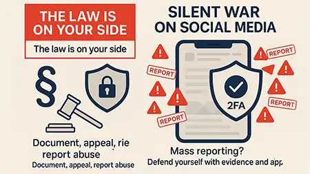 Silent social-media war: defense & account recovery